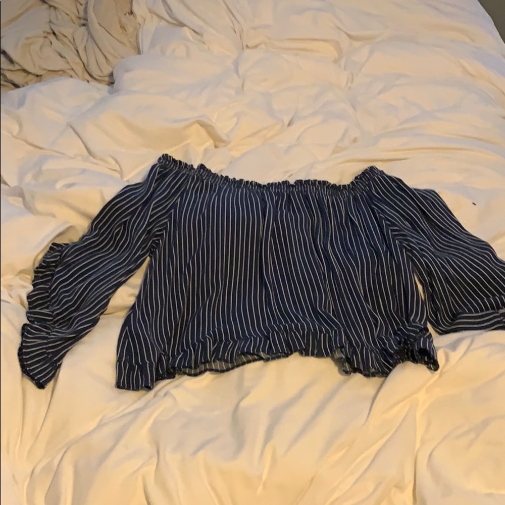 off the shoulder blouse!! super cute